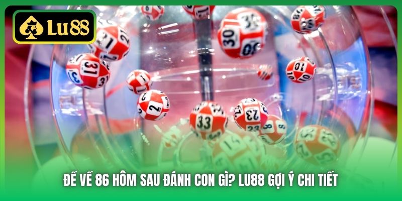 Đề Về 86 Hôm Sau Đánh Con Gì? Lu88 Gợi Ý Chi Tiết